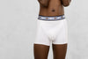Boxer Briefs with Printed Waistband - Moisture-Wicking Comfort - Afro-Inspired Design - 95% Cotton, 5% Elastane