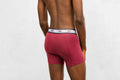 Boxer Briefs with Printed Waistband - Moisture-Wicking Comfort - Afro-Inspired Design - 95% Cotton, 5% Elastane
